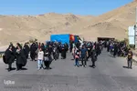 آیین پیاده‌روی جاماندگان اربعین حسینی در زنجان