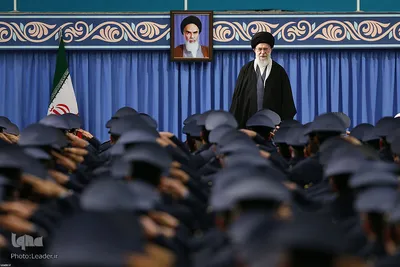 دیدار فرماندهان نیروی هوایی و پدافند هوایی ارتش با رهبر انقلاب