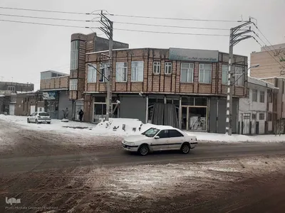 طبیعت برفی مناطق شهری و روستایی اهر
