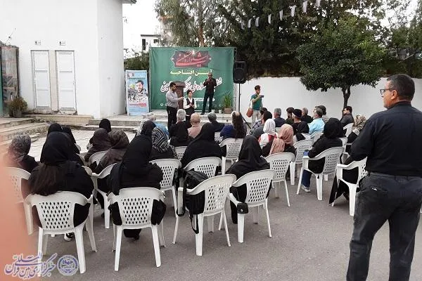 آیین افتتاح بخش ملی تئاتر خیابانی ششمین اشکواره فرهنگی ـ هنری حسینی در ایزدشهر