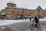 بارش سنگین برف در همدان‎‎