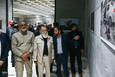 آیین افتتاح نمایشگاه عکس «تهران؛ خط مقدم مقاومت»
