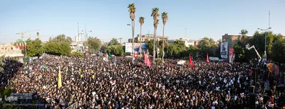 تشییع پیکر مطهر سپهبد شهید قاسم سلیمانی، سردار ایران در اهواز