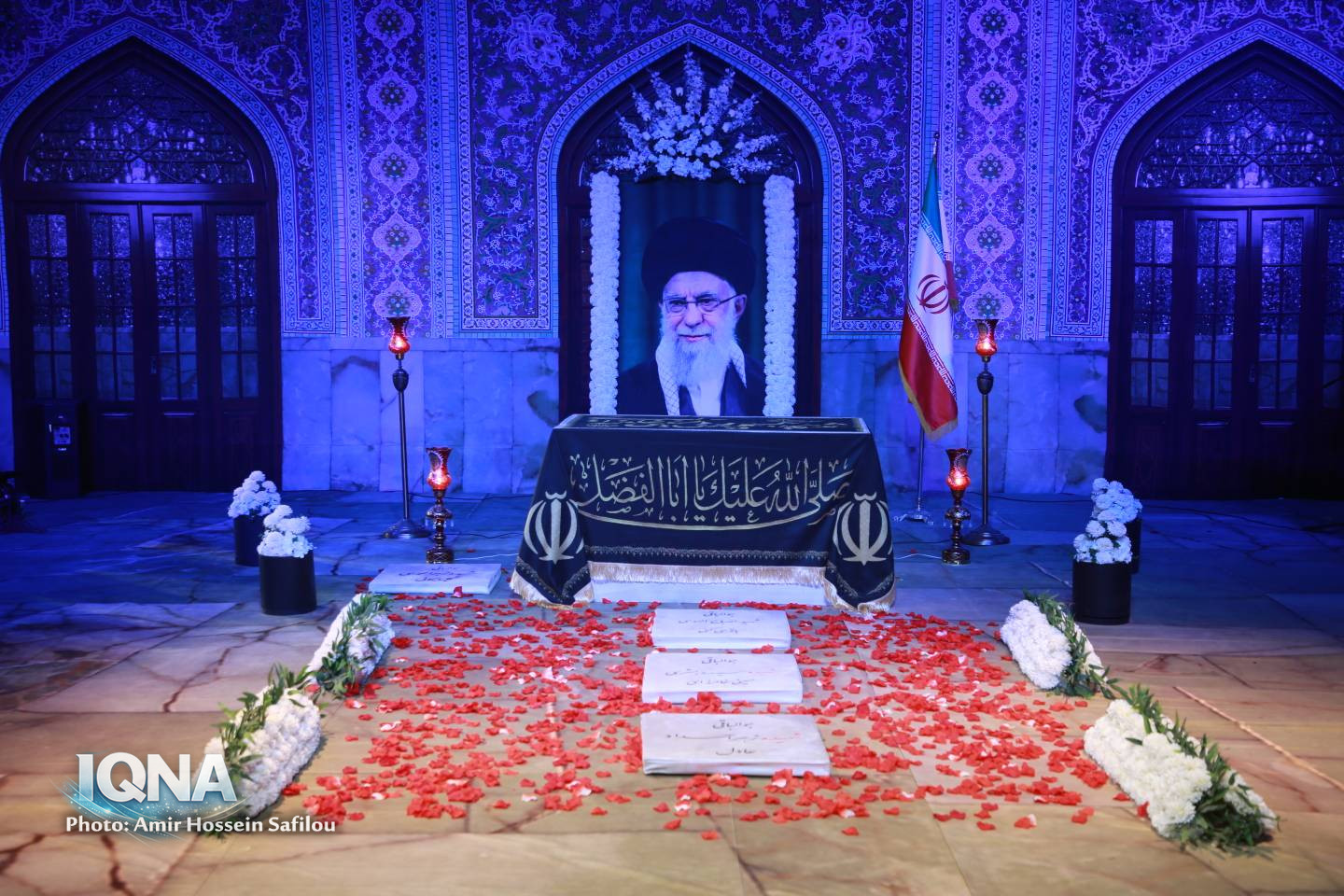 محرم شهر تهران زیر سایه باب‌القبله حضرت عباس(ع) و رواق دارالذکر