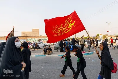 «مشایه الحسین(ع)» اهواز راهی کربلا شد
