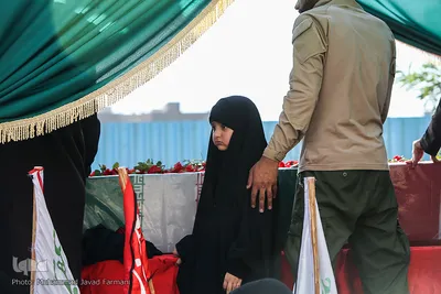 تشییع شهید مدافع حرم علی سلطان مرادی