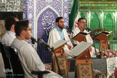 مراسم جز خوانی مجازی در امام زاده ها