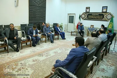 دیدار روح‌الله دهقانی فیروز‌آبادی، رئیس جهاددانشگاهی با حجت الاسلام والمسلمین سعیدی، تولیت آستان مقدس حضرت معصومه(س)
