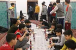 اعتکاف دانش آموزی در مسجد جامع یزد‎