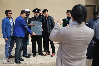 بازدید شرکت کنندگان سومین مراسم ملی بزرگداشت مجاهدان در غربت از آثار تاریخی دامغان