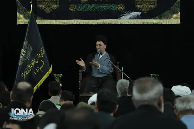 سوگ رضوی در حرم مطهر امامزاده علی بن جعفر(ع) قم