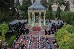 گردهمایی ۶۰۰ حافظ قران در ارامگاه حافظ‎‎