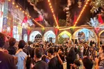 میزبانی امامزاده هادی(ع) فین کاشان از عزاداران سیدالشهدا(ع) + عکس