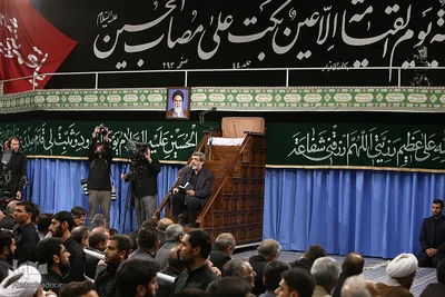 دومین شب مراسم عزاداری حضرت اباعبدالله الحسین علیه‌السلام در محضر رهبر انقلاب