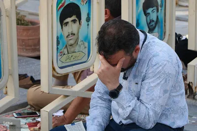 مراسم دعای عرفه در گلستان شهدای اصفهان