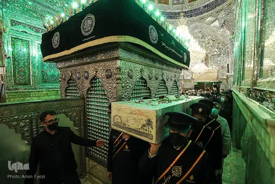آیین گلاب شویی حرم مطهر شاهچراغ(ع)