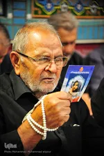 مراسم عزاداری و قرائت زیارت اربعین در حسینیه شهید آل مبارک