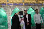 مراسم عقد زوج‌های جوان در آستان علی‌بن مهزیار اهوازی 