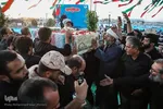 تشییع شهید گمنام در همدان‎