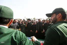 مراسم خاکسپاری سرداران حاجی‌زاده، باقری