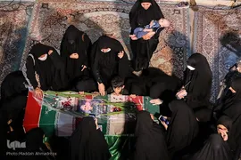 استقبال از پیکر مطهر شهید مدافع حرم «شهید عبدالله اسکندری» در شیراز‎‎