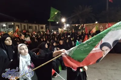 مردم بابلسر در یکصد و بیست‌وهشتمین اجتماع انقلابی با رهبر شهید وداع کردند
