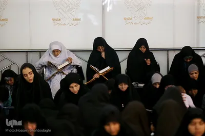 ترتیل‌خوانی در حرم حضرت معصومه(س)
