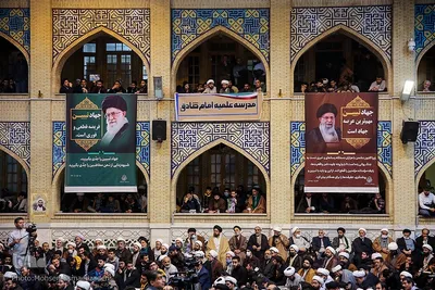 اجتماع حوزویان خراسان در حمایت از رهبر انقلاب
