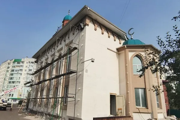 В соборной мечети Красноярска идёт масштабная реконструкция