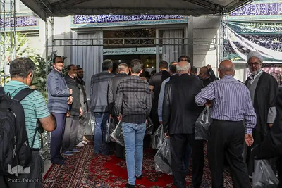 مراسم ترحیم حاجیه خانم فلسفی، همسر مرحوم آیت‌الله مصطفی مسجدجامعی