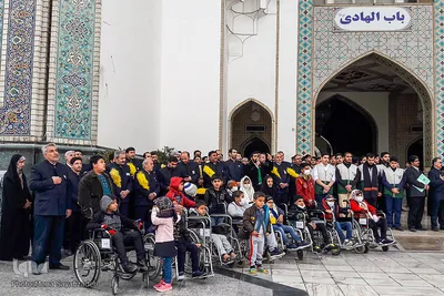 آخرین زیارت کودکان مبتلا به سرطان در حرم امام رضا (ع)