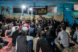 حسینیه ایران؛ عزاداری شب هفتم محرم‎‎
