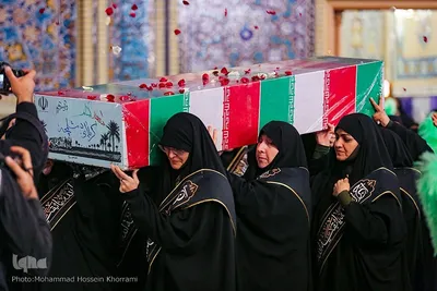 تشییع پیکرهای مطهر شهدای گمنام در مشهد