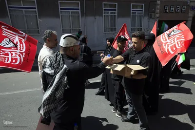 موکب جهاددانشگاهی میزبان عزاداران تشییع رهبر شهید انقلاب