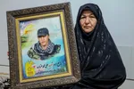 مادر شهید-مدافع-حرم-علی-محمد-هزاره
