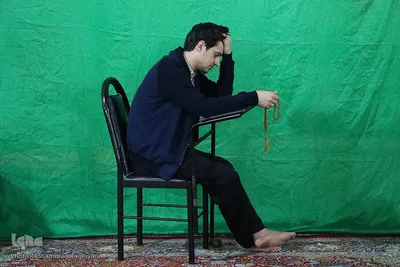آیین معنوی اعتکاف در مصلی کرج