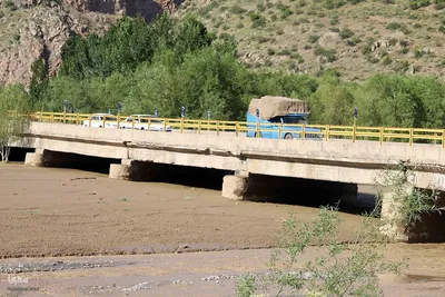 خسارت سیل در روستای افیل شهرستان اهر