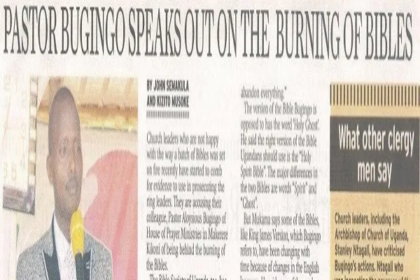 Ana Zargin Malamin Kirista Da Kone Injila A Uganda