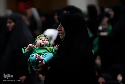 مراسم شیرخوارگان در حرم مطهر شاهچراغ(ع)