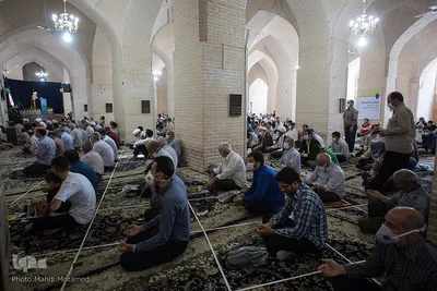 اقامه نماز جمعه قزوین بعد از وقفه چهار ماهه