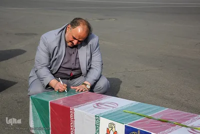 استقبال از پیکر 12 شهید دوران دفاع مقدس در مشهد
