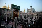 لحظه تحویل سال در حرم مطهر رضوی
