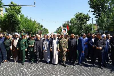 مراسم تشییع پیکر مطهر شهید اقتدار «محمود ملاجباری»