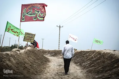بازدید زائرین راهیان نور از مناطق عملیاتی جنوب کشور