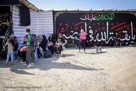 زائران پیاده حرم مطهر امام رضا (ع)