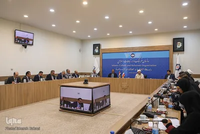 دیدار حجت‌الاسلام والمسلمین ایمانی‌پور، با وزیر فرهنگ، گردشگری و آثار باستانی عراق