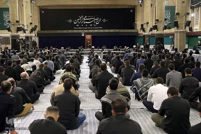 مراسم عزاداری اربعین حسینی با حضور رهبر انقلاب اسلامی در حسینیه‌ی امام خمینی (ره)