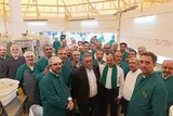 خدمت‌رسانی امدادگران یزدی به زائران حرم رضوی