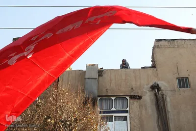 تشییع پیکر دو شهید گمنام در نعمت آباد تهران
