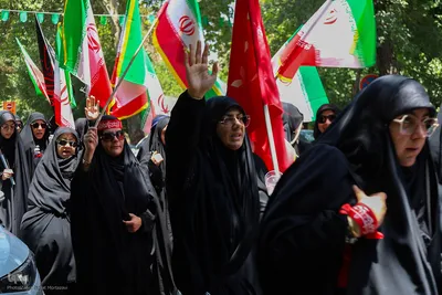 قافله عزاداری روز تاسوعا در اصفهان